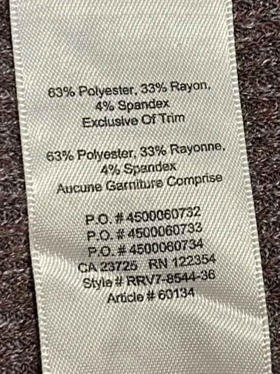 Aritzia Wilfred Free Knit Shirt Dress Oversized Relaxed Fit Purple Size Small - Picture 10 of 12